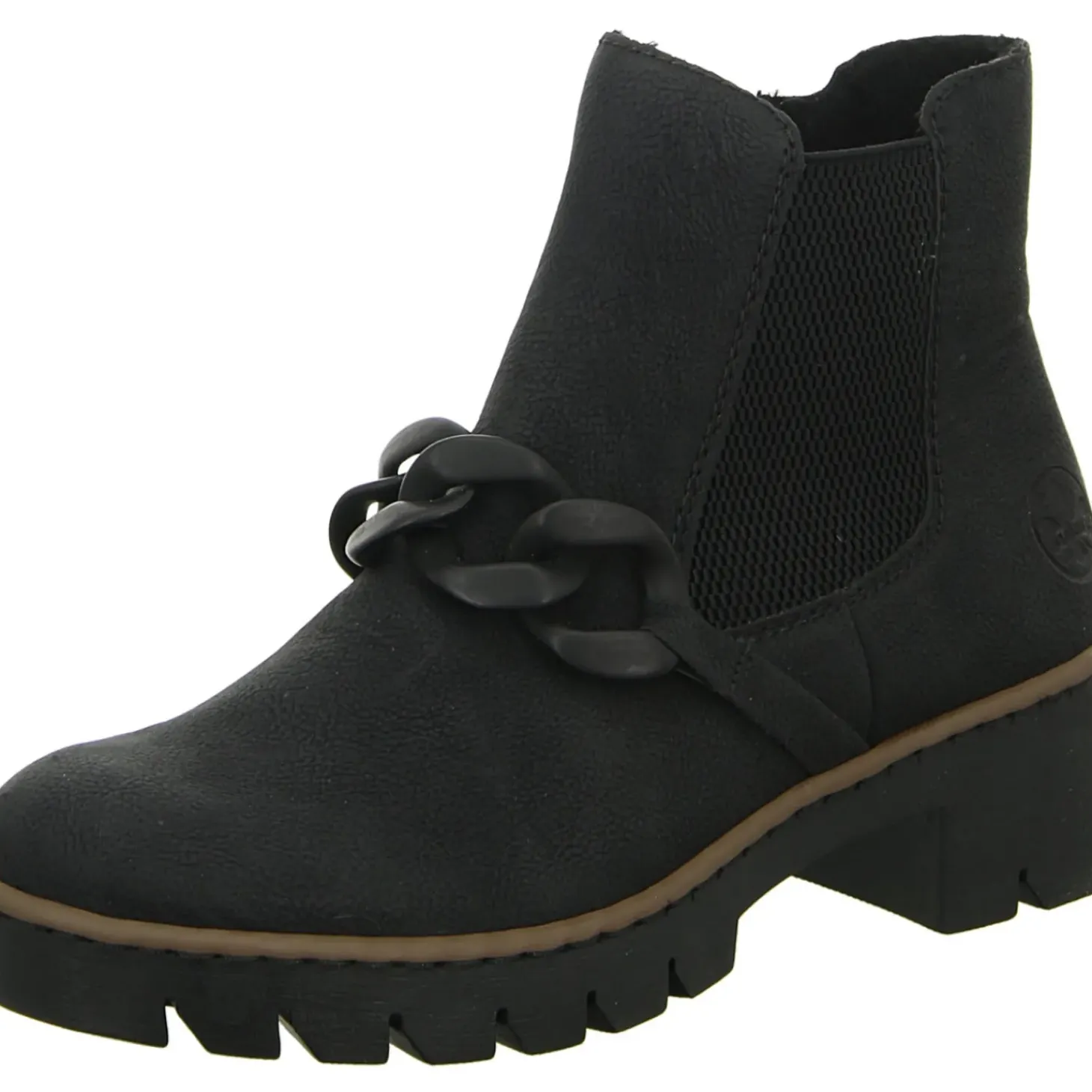 Rieker Schlupf-/Reißverschlußstiefelette Warmfutter bis 35mm Absatz (casual)