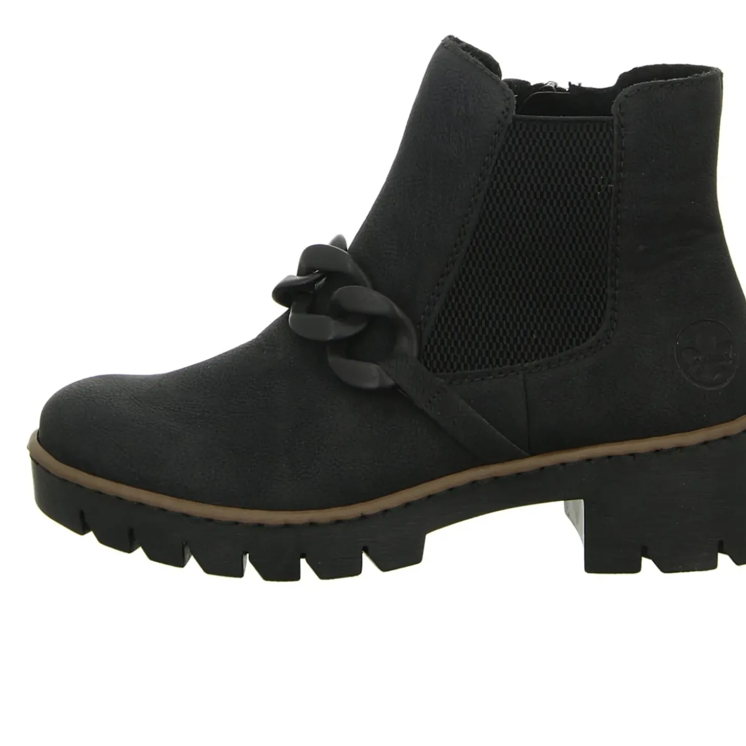 Rieker Schlupf-/Reißverschlußstiefelette Warmfutter bis 35mm Absatz (casual)