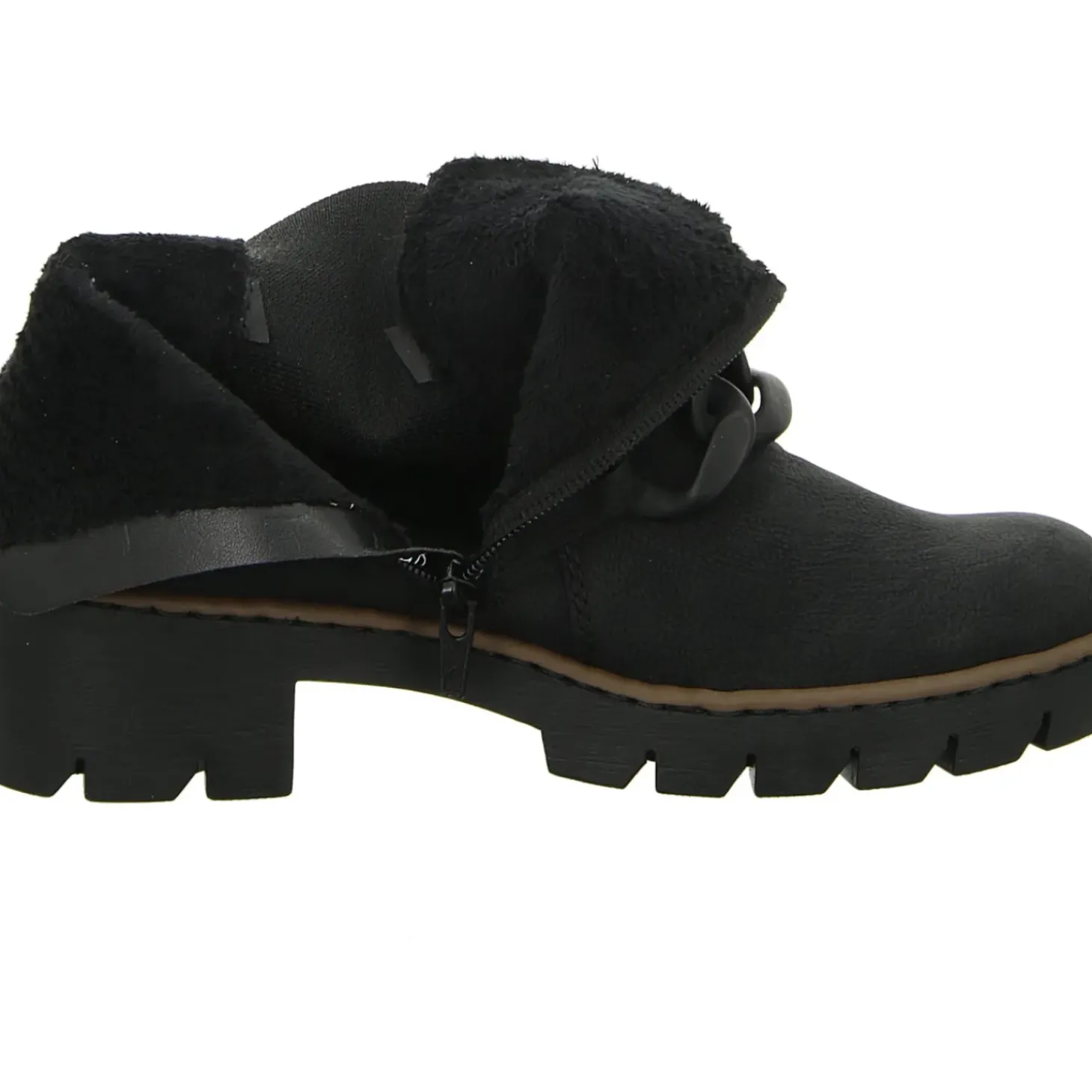 Rieker Schlupf-/Reißverschlußstiefelette Warmfutter bis 35mm Absatz (casual)