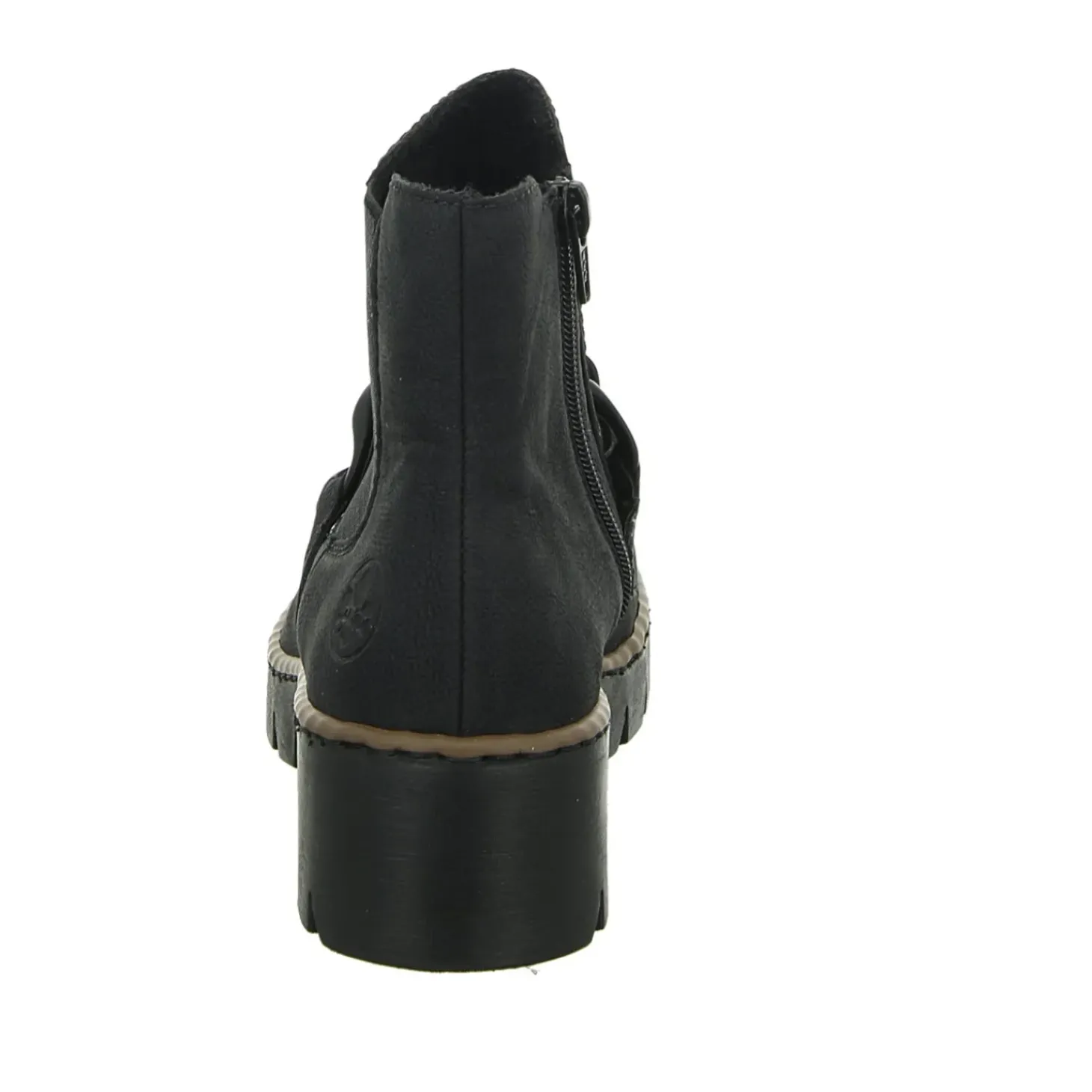 Rieker Schlupf-/Reißverschlußstiefelette Warmfutter bis 35mm Absatz (casual)