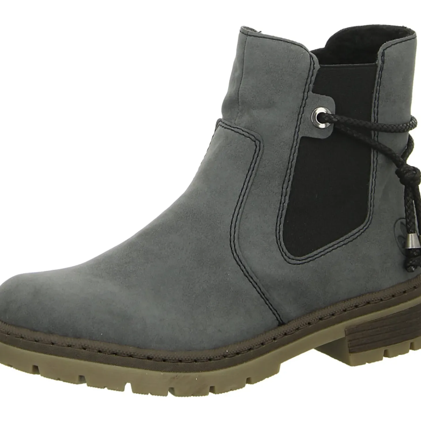 Rieker Schlupf-/Reißverschlußstiefelette Warmfutter bis 35mm Absatz (casual)
