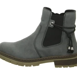 Rieker Schlupf-/Reißverschlußstiefelette Warmfutter bis 35mm Absatz (casual)