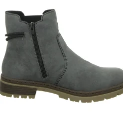 Rieker Schlupf-/Reißverschlußstiefelette Warmfutter bis 35mm Absatz (casual)