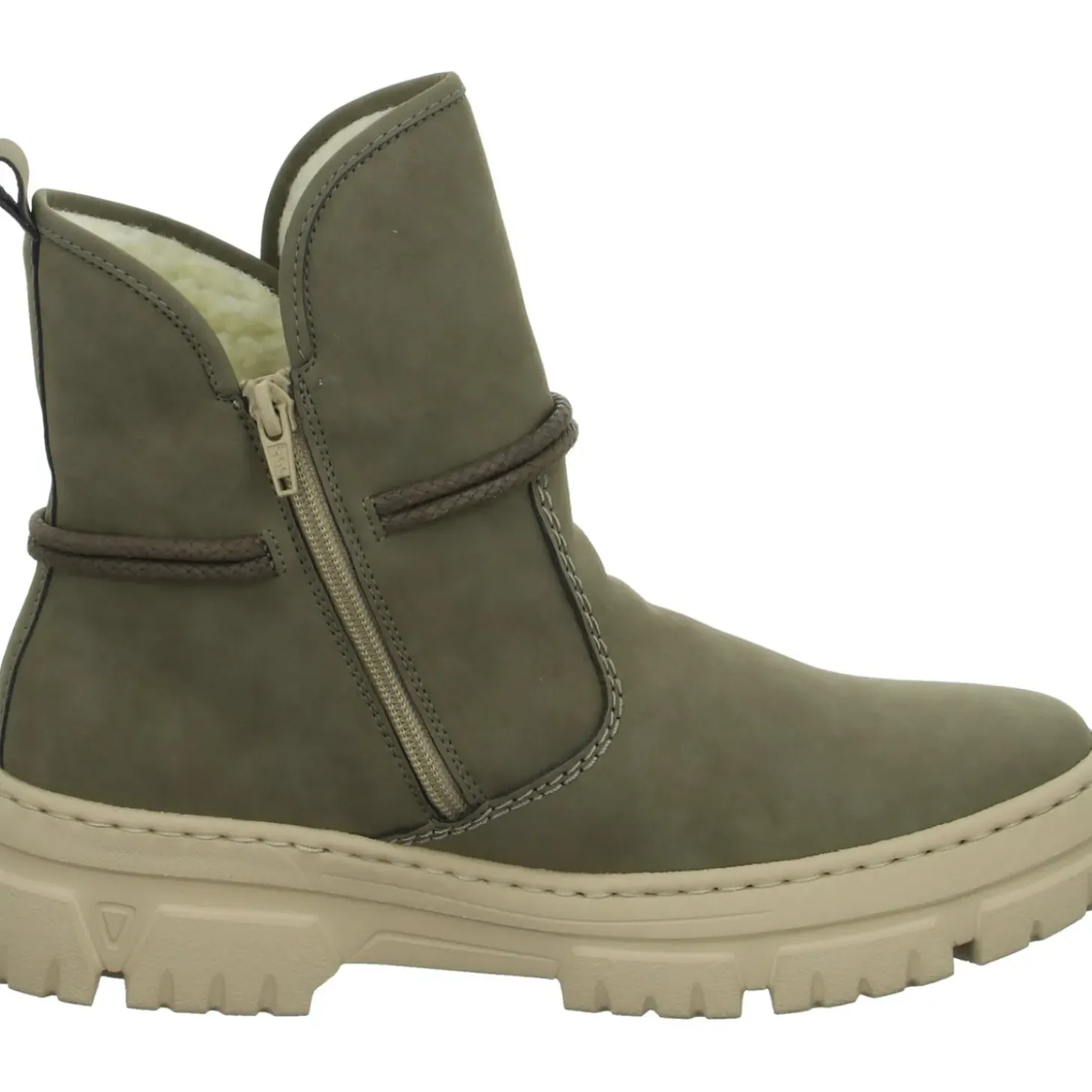 Rieker Schlupf-/Reißverschlußstiefelette Warmfutter bis 35mm Absatz (casual)