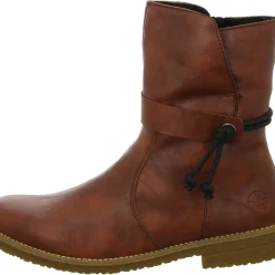 Rieker Schlupf-/Reißverschlußstiefelette Warmfutter bis 35mm Absatz (casual)