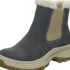 Rieker Schlupf-/Reißverschlußstiefelette Warmfutter bis 35mm Absatz (casual)