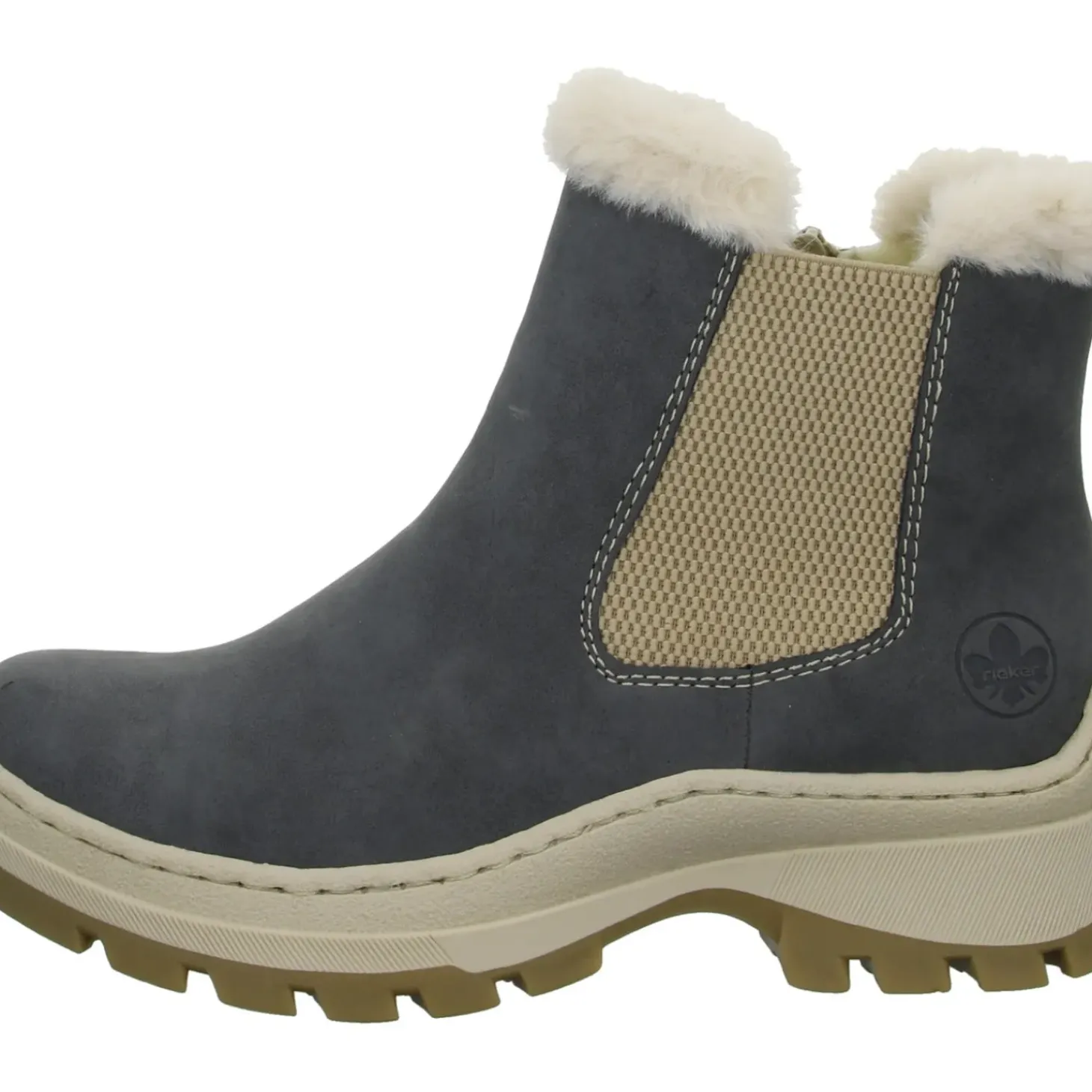 Rieker Schlupf-/Reißverschlußstiefelette Warmfutter bis 35mm Absatz (casual)