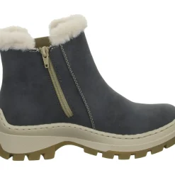Rieker Schlupf-/Reißverschlußstiefelette Warmfutter bis 35mm Absatz (casual)