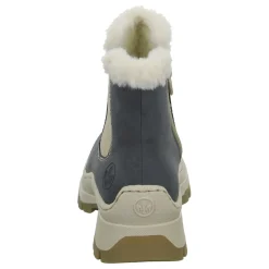 Rieker Schlupf-/Reißverschlußstiefelette Warmfutter bis 35mm Absatz (casual)