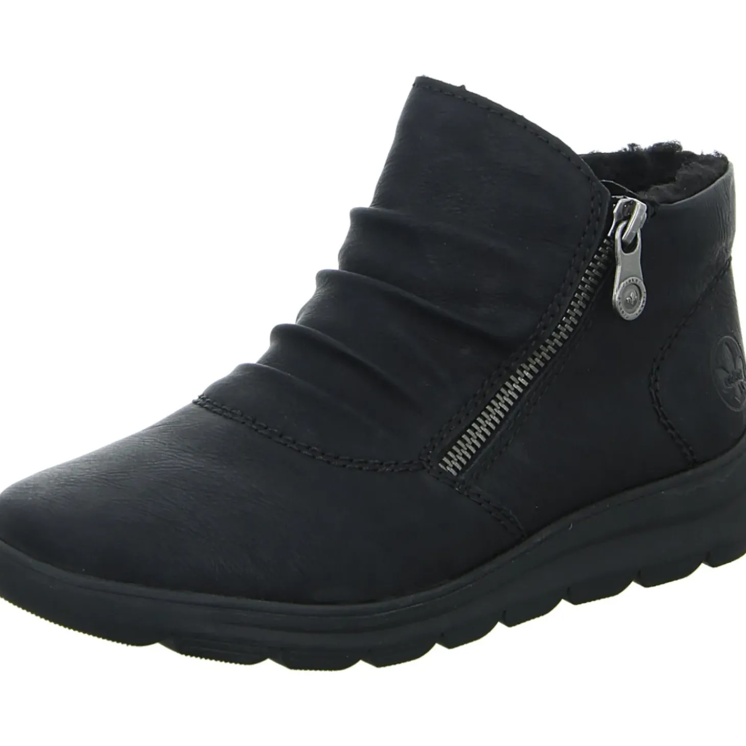 Rieker Schlupf-/Reißverschlußstiefelette Warmfutter bis 35mm Absatz (casual)