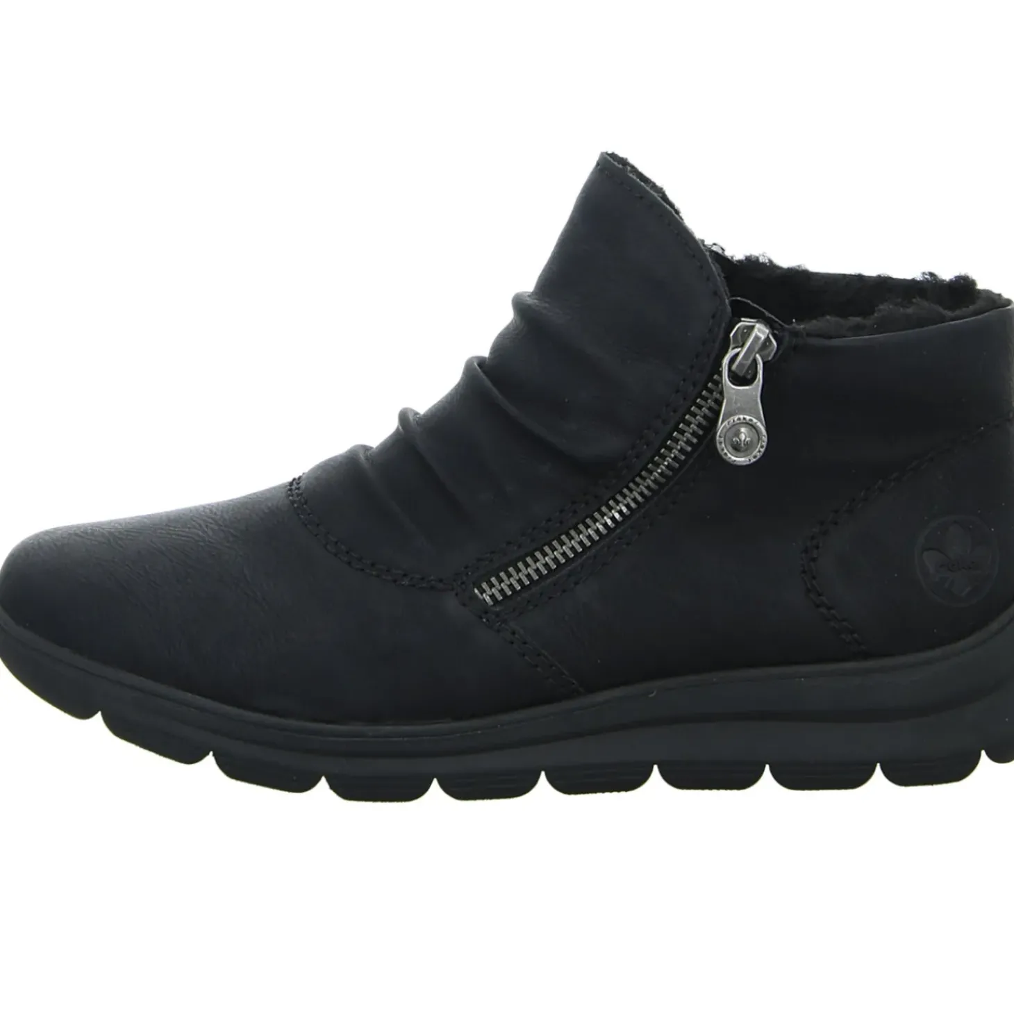 Rieker Schlupf-/Reißverschlußstiefelette Warmfutter bis 35mm Absatz (casual)