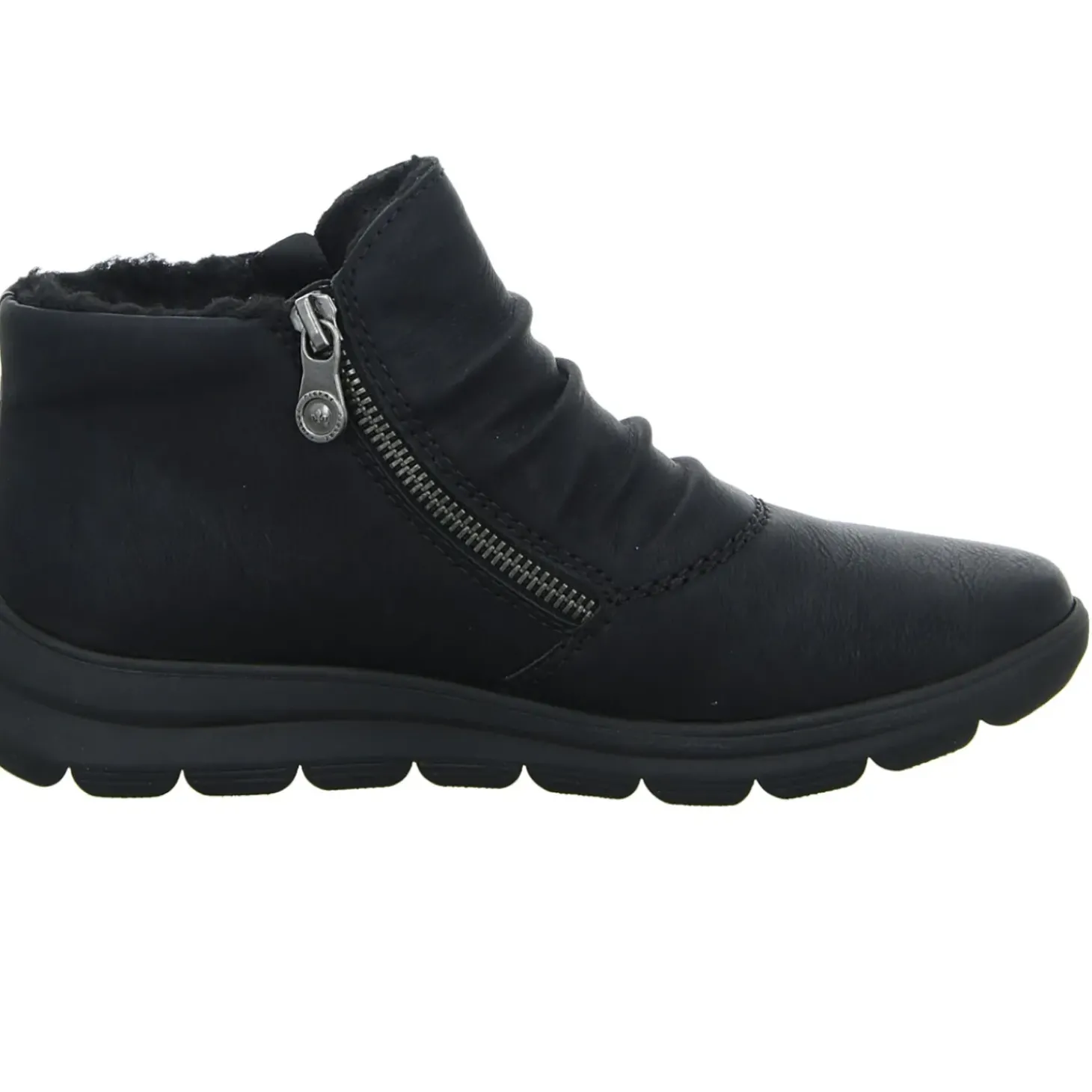 Rieker Schlupf-/Reißverschlußstiefelette Warmfutter bis 35mm Absatz (casual)