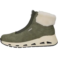 Rieker Schlupf-/Reißverschlußstiefelette Warmfutter bis 35mm Absatz (casual)