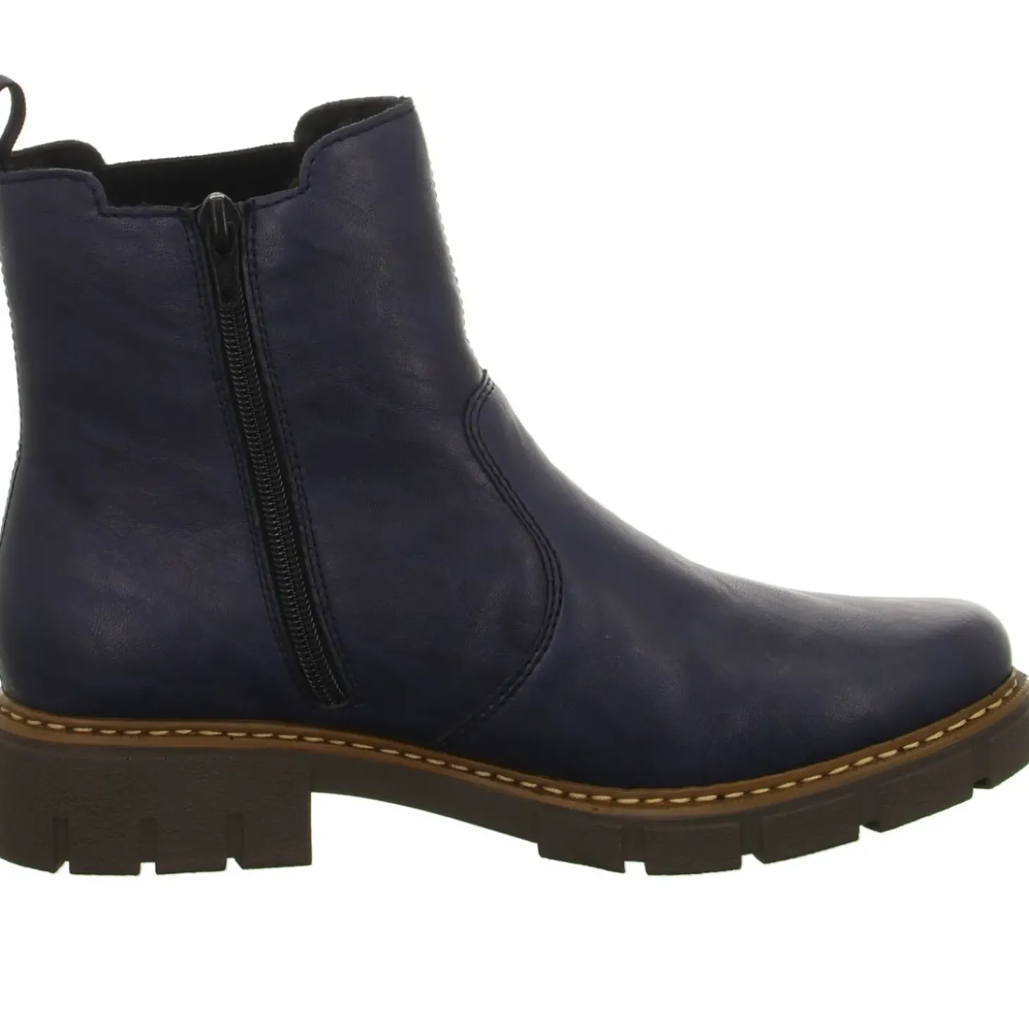 Rieker Schlupf-/Reißverschlußstiefelette Warmfutter bis 35mm Absatz (casual)
