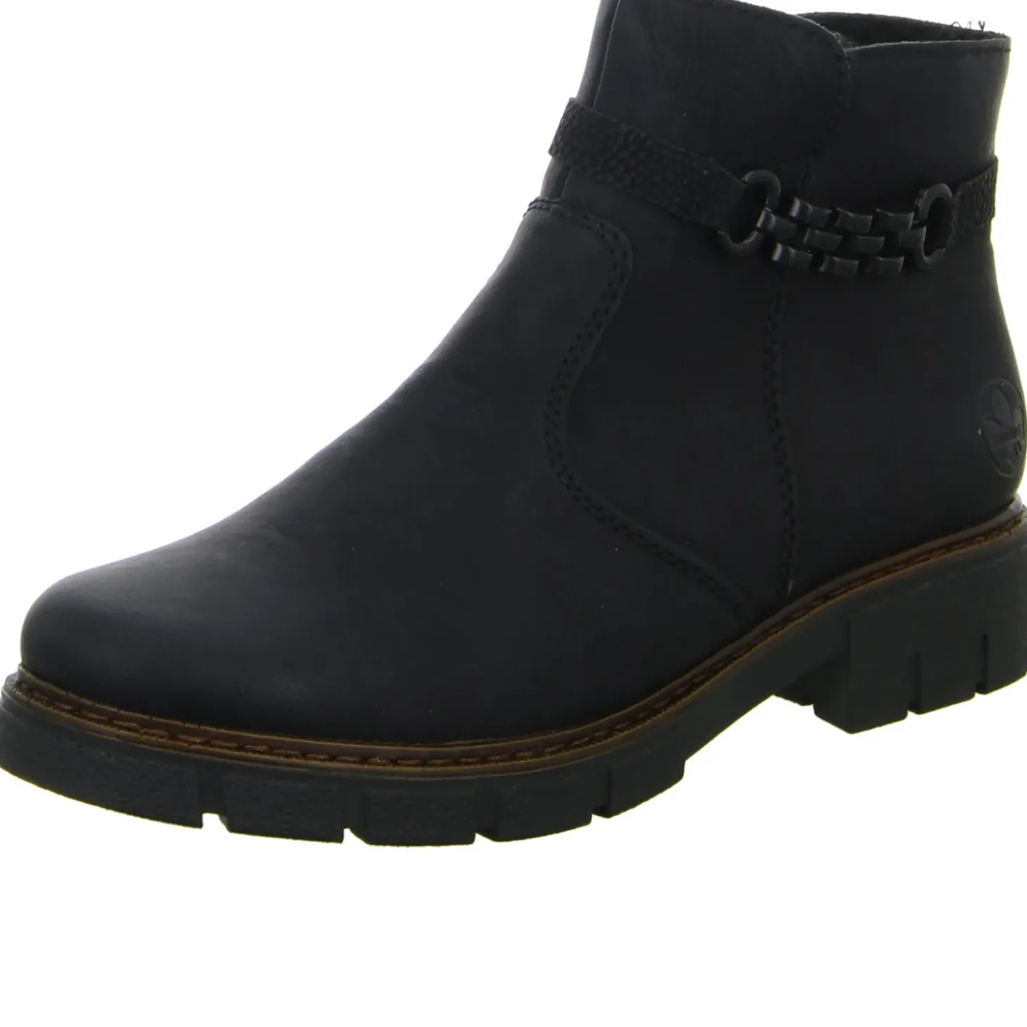 Rieker Schlupf-/Reißverschlußstiefelette Warmfutter bis 35mm Absatz (casual)