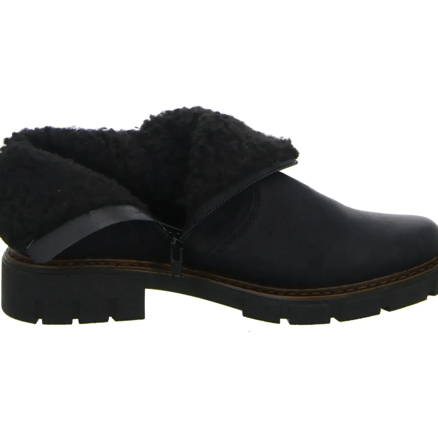 Rieker Schlupf-/Reißverschlußstiefelette Warmfutter bis 35mm Absatz (casual)