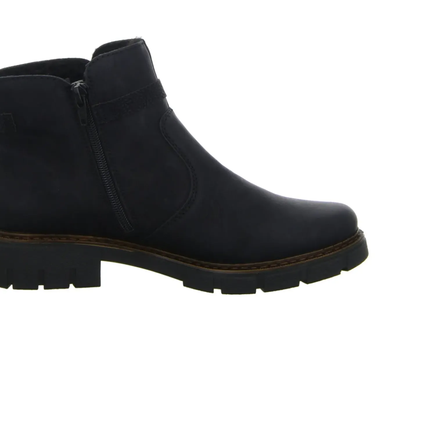 Rieker Schlupf-/Reißverschlußstiefelette Warmfutter bis 35mm Absatz (casual)