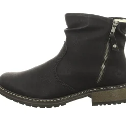 Rieker Schlupf-/Reißverschlußstiefelette Warmfutter bis 35mm Absatz (casual)