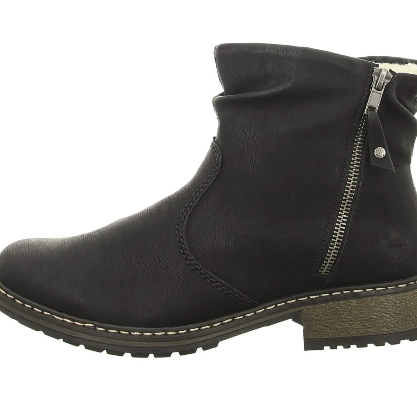 Rieker Schlupf-/Reißverschlußstiefelette Warmfutter bis 35mm Absatz (casual)