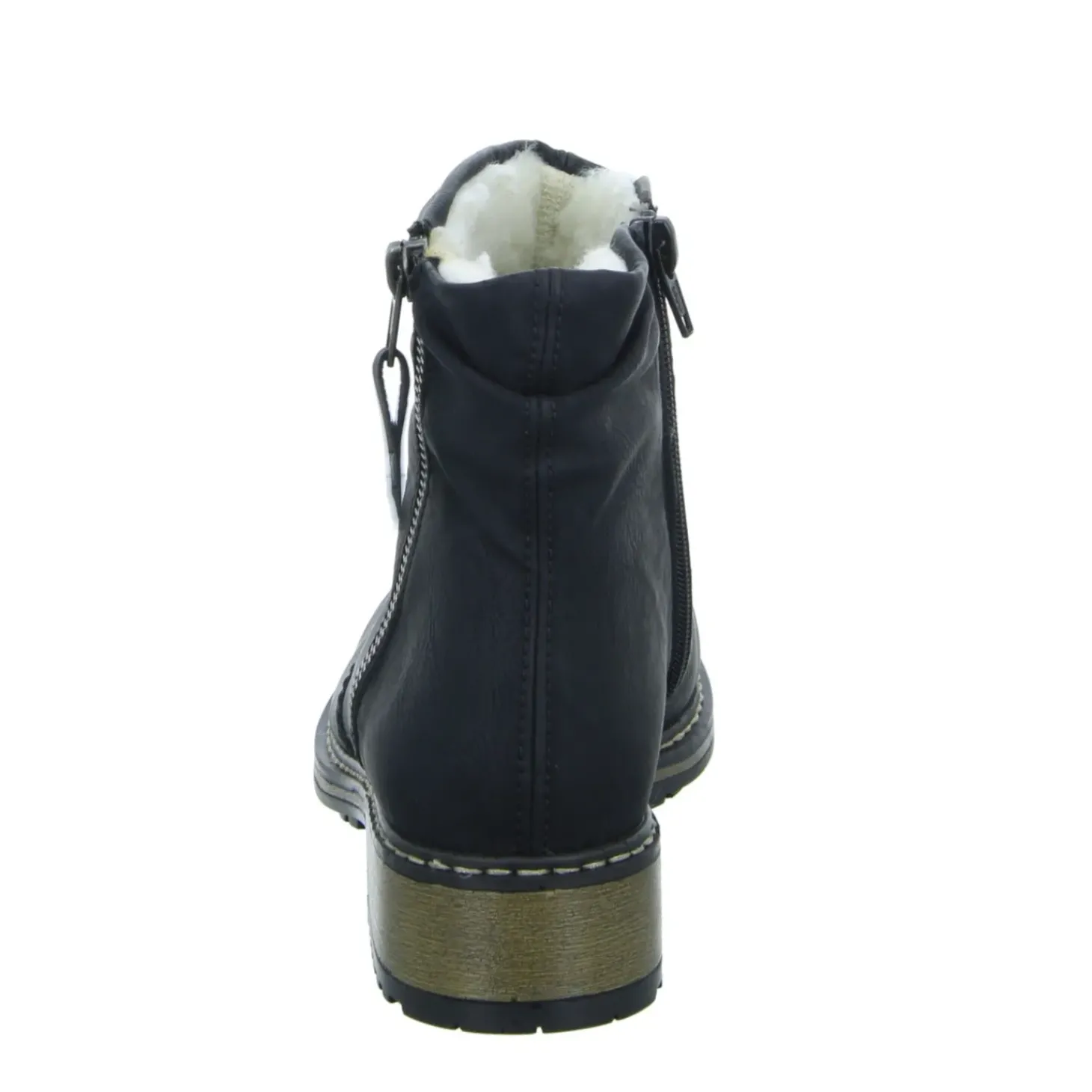 Rieker Schlupf-/Reißverschlußstiefelette Warmfutter bis 35mm Absatz (casual)