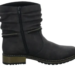 Rieker Schlupf-/Reißverschlußstiefelette Warmfutter bis 35mm Absatz (casual)