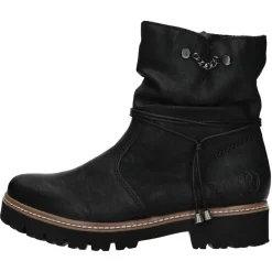 Rieker Schlupf-/Reißverschlußstiefelette Warmfutter bis 35mm Absatz (casual)