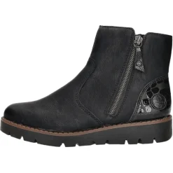 Rieker Schlupf-/Reißverschlußstiefelette Warmfutter bis 35mm Absatz (casual)