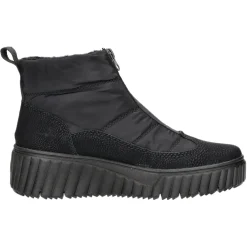 Rieker Schlupf-/Reißverschlußstiefelette Warmfutter bis 35mm Absatz (casual)
