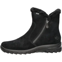 Rieker Schlupf-/Reißverschlußstiefelette Warmfutter bis 35mm Absatz (casual)