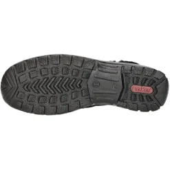 Rieker Schlupf-/Reißverschlußstiefelette Warmfutter bis 35mm Absatz (casual)