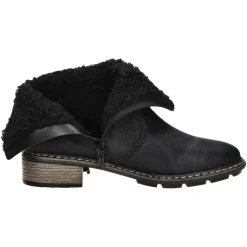 Rieker Schlupf-/Reißverschlußstiefelette Warmfutter bis 35mm Absatz (casual)