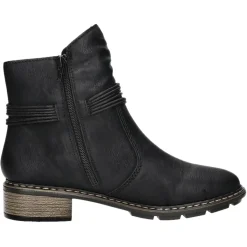Rieker Schlupf-/Reißverschlußstiefelette Warmfutter bis 35mm Absatz (casual)