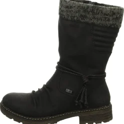 Rieker Schlupf-/Reißverschlußstiefelette Warmfutter bis 35mm Absatz (casual)