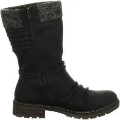 Rieker Schlupf-/Reißverschlußstiefelette Warmfutter bis 35mm Absatz (casual)