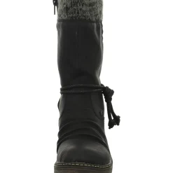 Rieker Schlupf-/Reißverschlußstiefelette Warmfutter bis 35mm Absatz (casual)