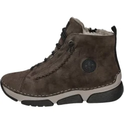 Rieker Schlupf-/Reißverschlußstiefelette Warmfutter bis 35mm Absatz (casual)