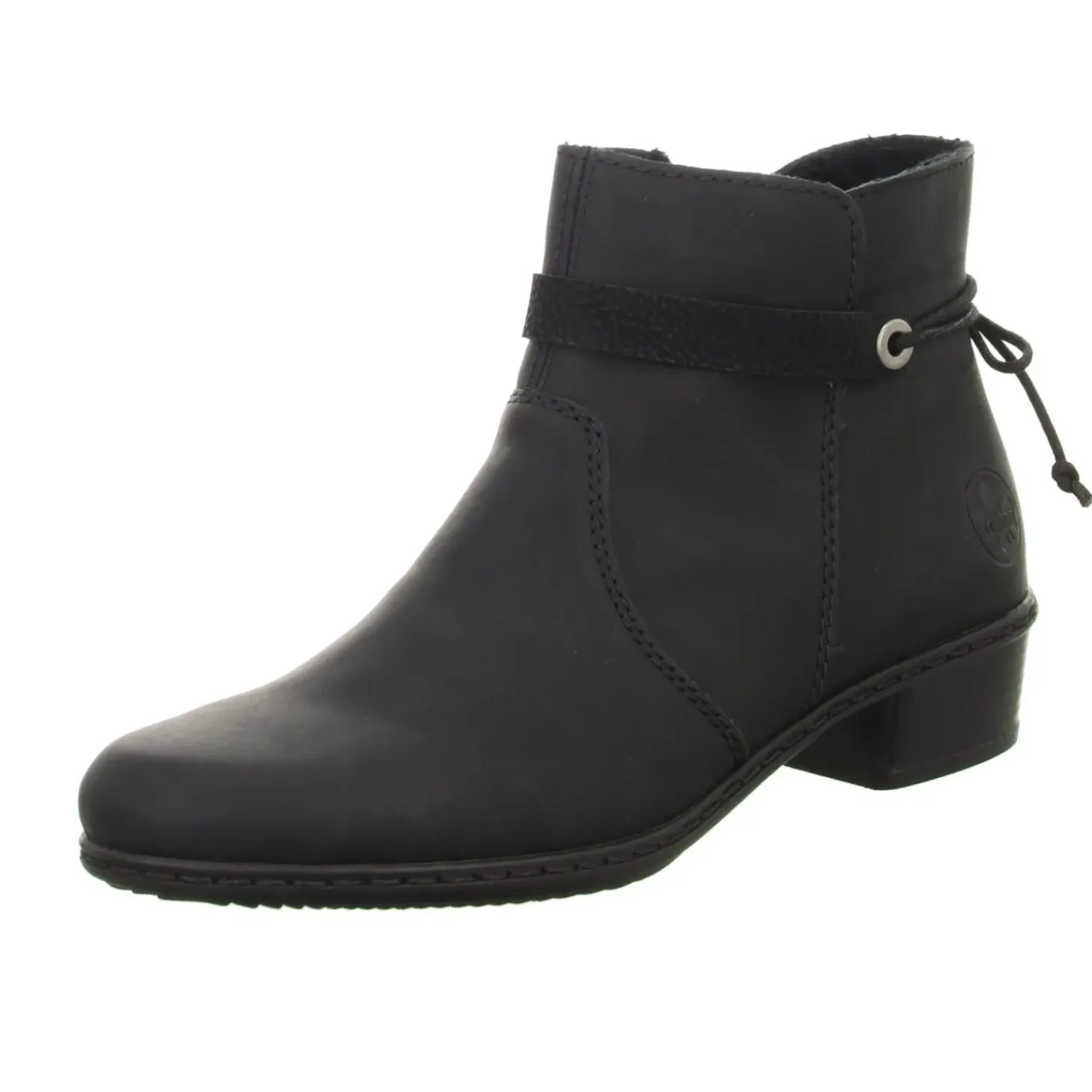 Rieker Schlupf-/Reißverschlußstiefelette Warmfutter ab 35mm Absatz