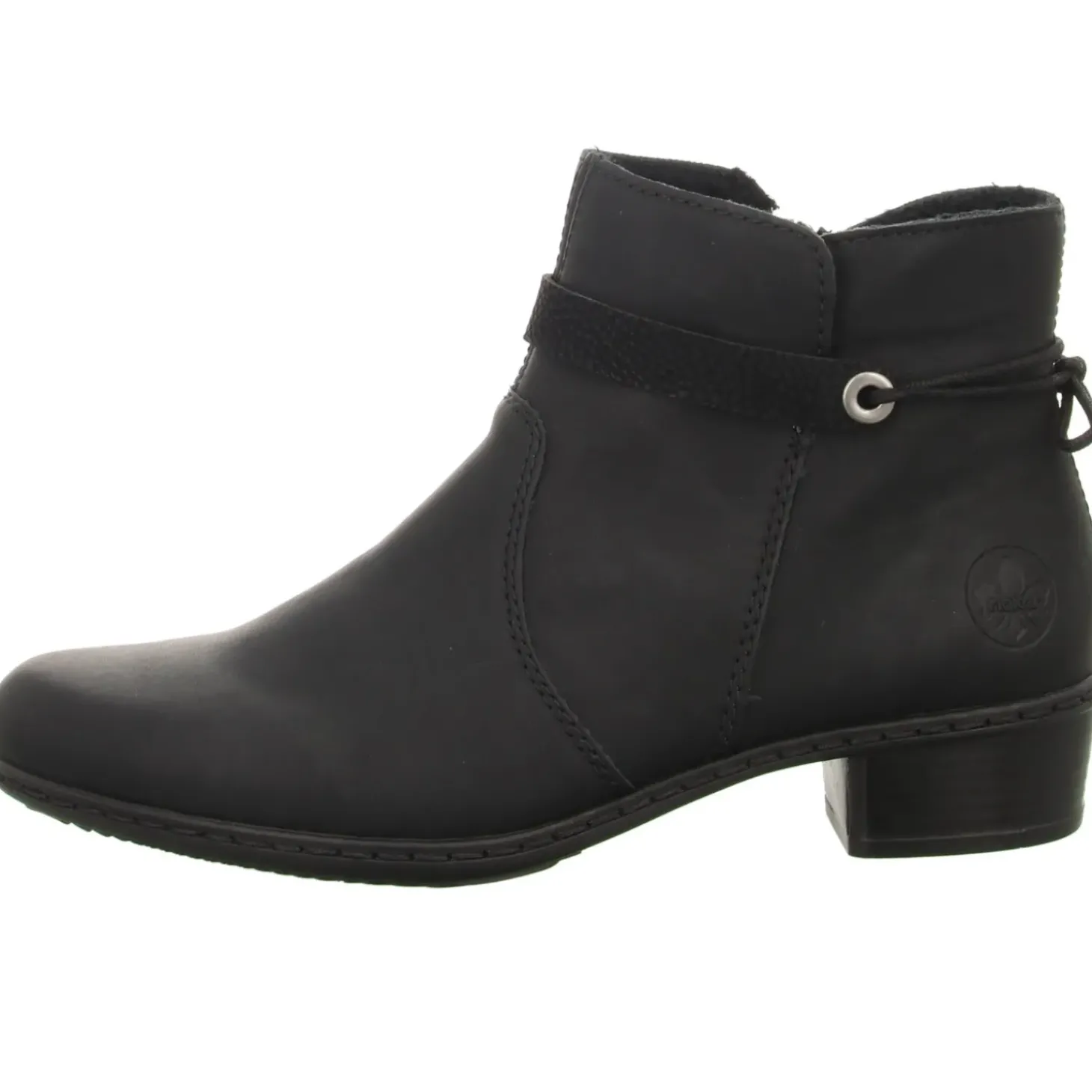 Rieker Schlupf-/Reißverschlußstiefelette Warmfutter ab 35mm Absatz