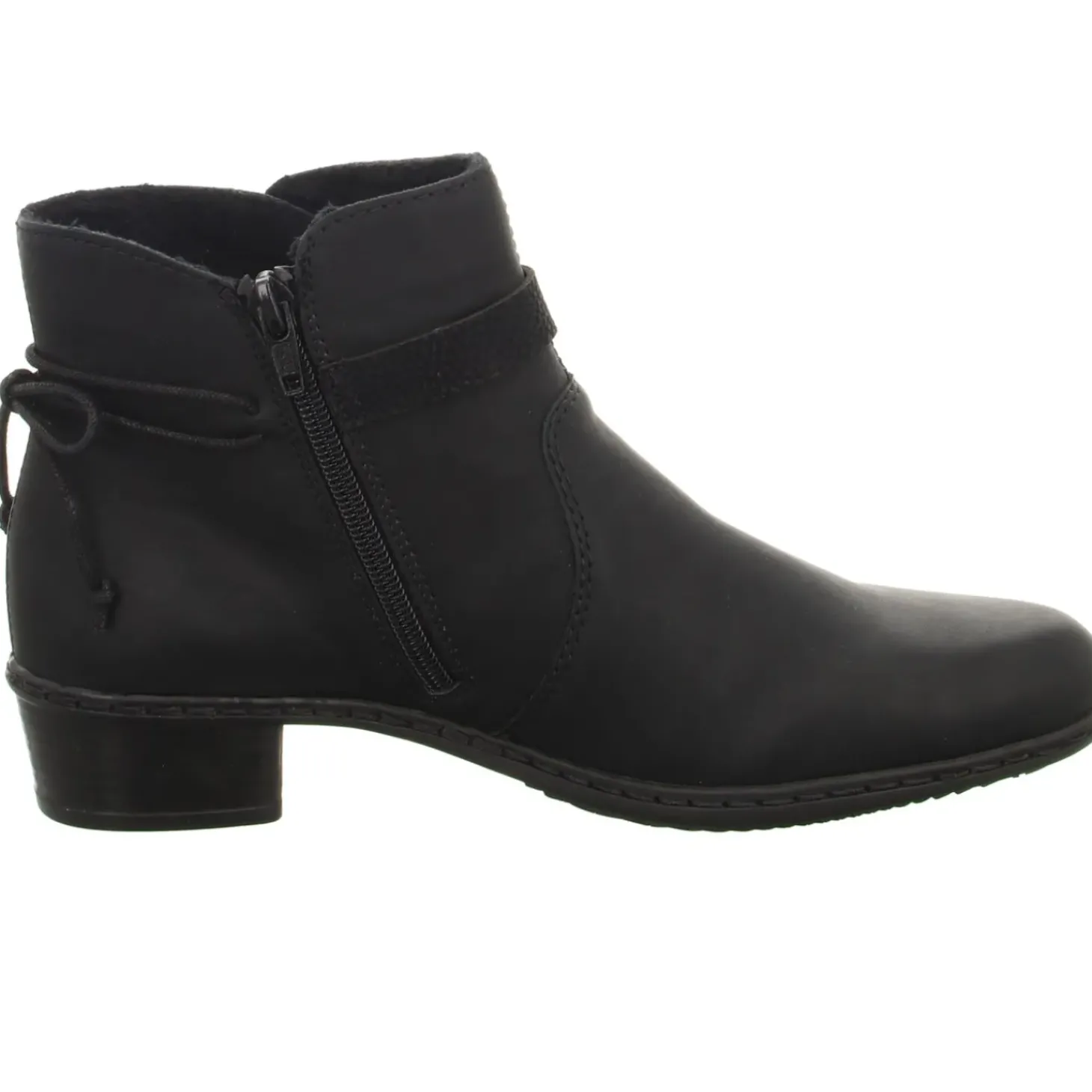Rieker Schlupf-/Reißverschlußstiefelette Warmfutter ab 35mm Absatz