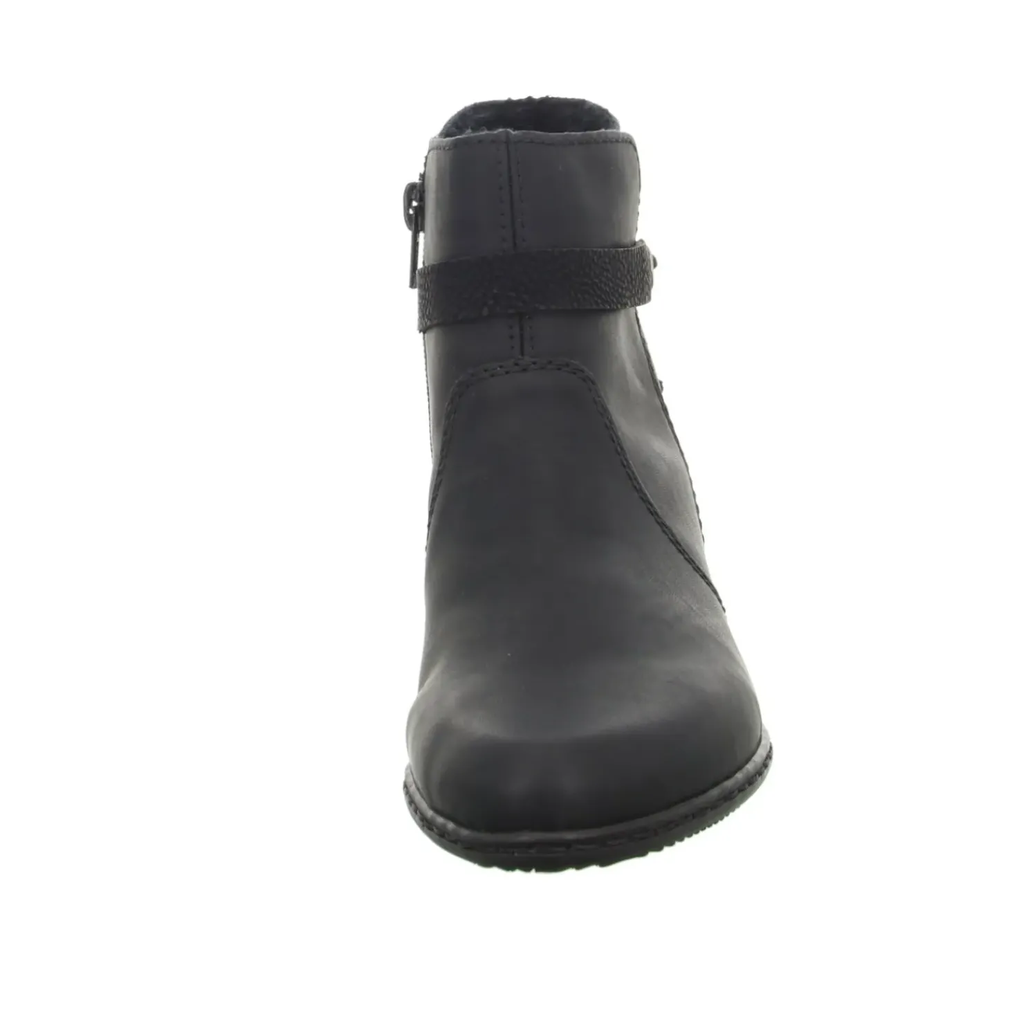 Rieker Schlupf-/Reißverschlußstiefelette Warmfutter ab 35mm Absatz