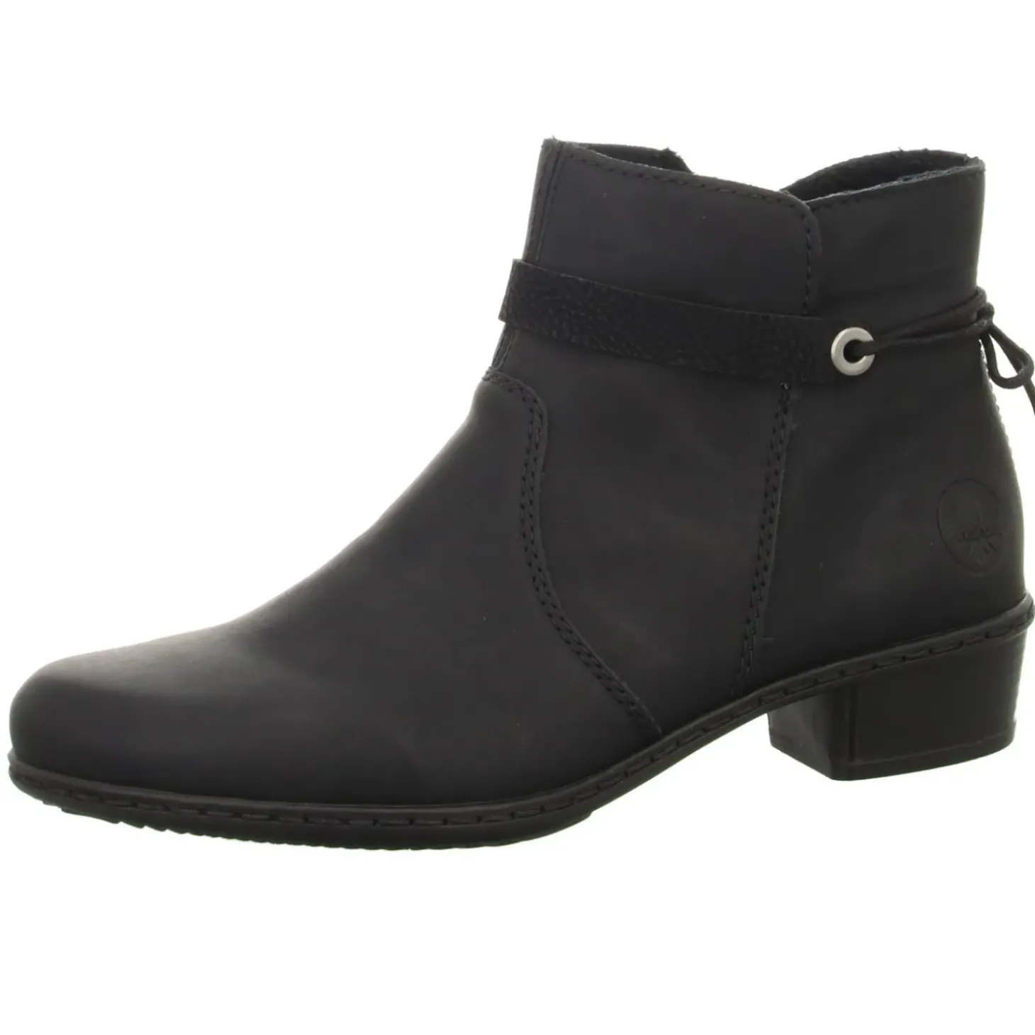 Rieker Schlupf-/Reißverschlußstiefelette Warmfutter ab 35mm Absatz
