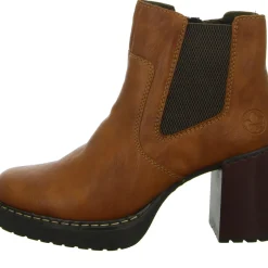Rieker Schlupf-/Reißverschlußstiefelette Warmfutter ab 35mm Absatz