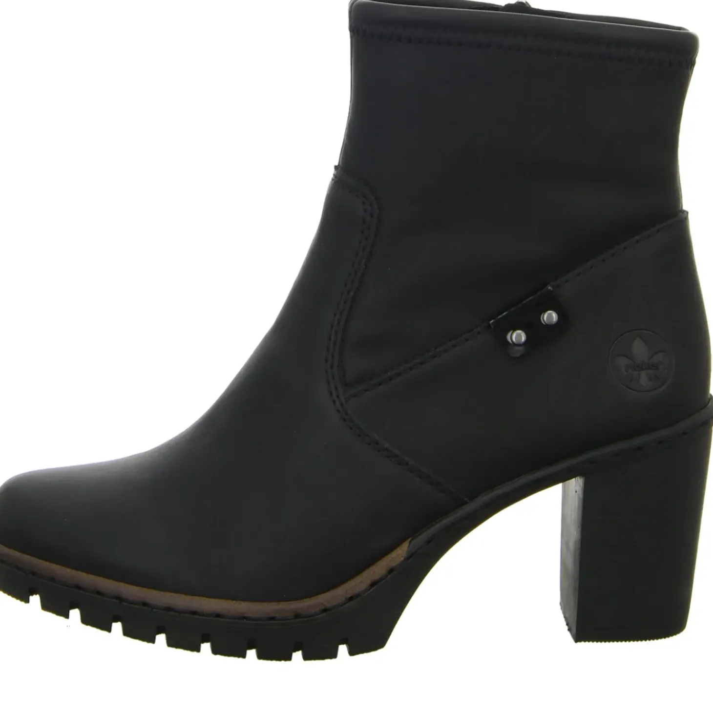 Rieker Schlupf-/Reißverschlußstiefelette Warmfutter ab 35mm Absatz