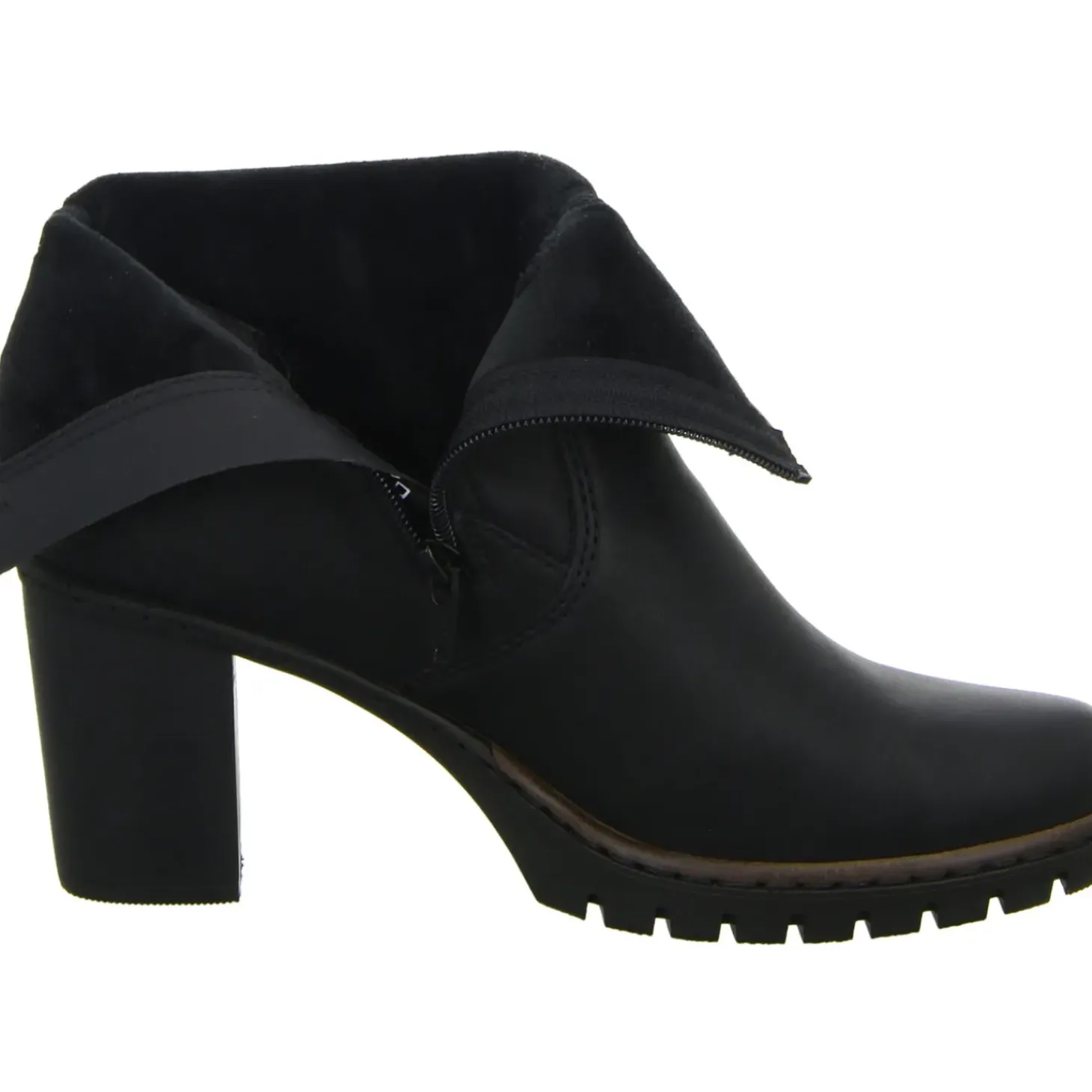 Rieker Schlupf-/Reißverschlußstiefelette Warmfutter ab 35mm Absatz