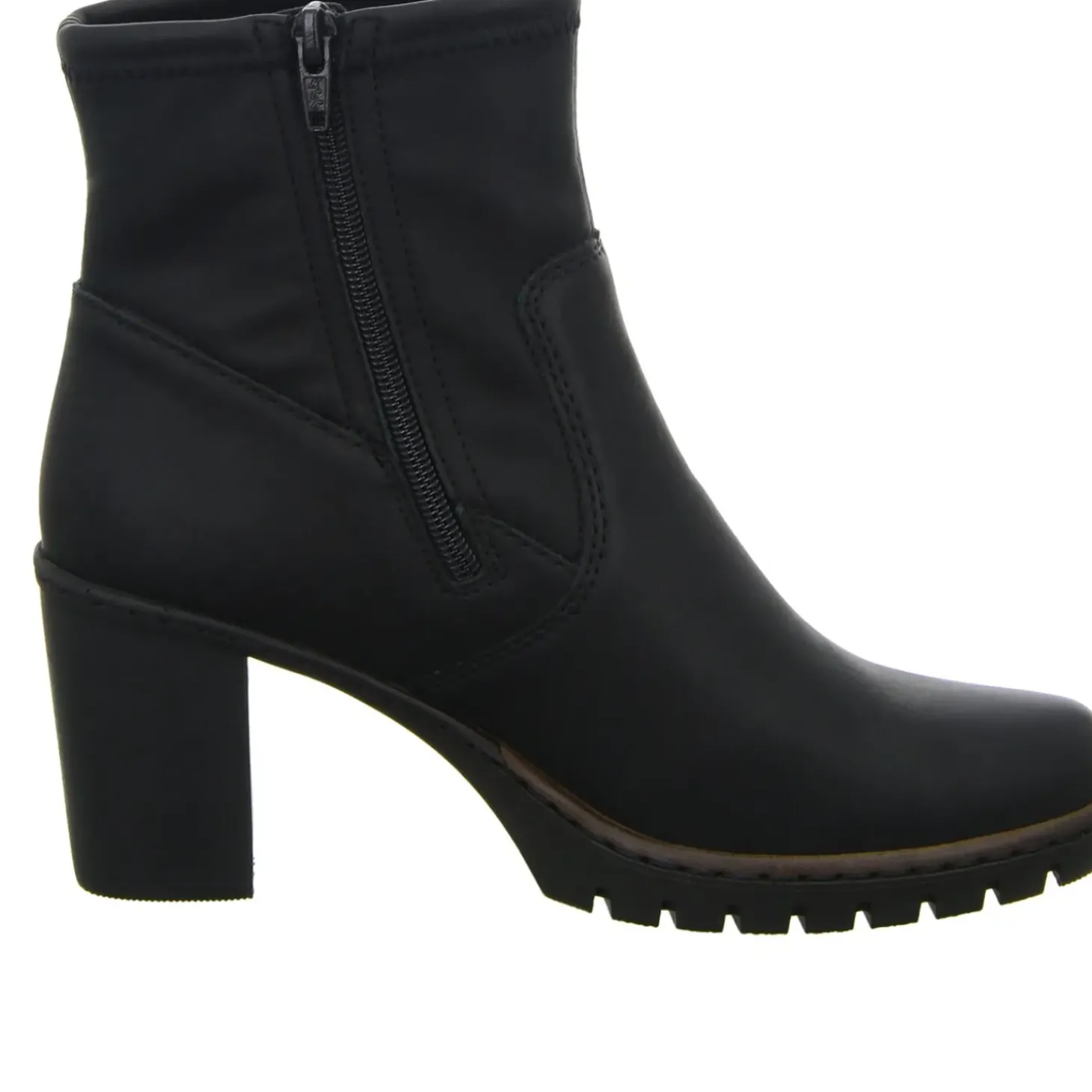 Rieker Schlupf-/Reißverschlußstiefelette Warmfutter ab 35mm Absatz