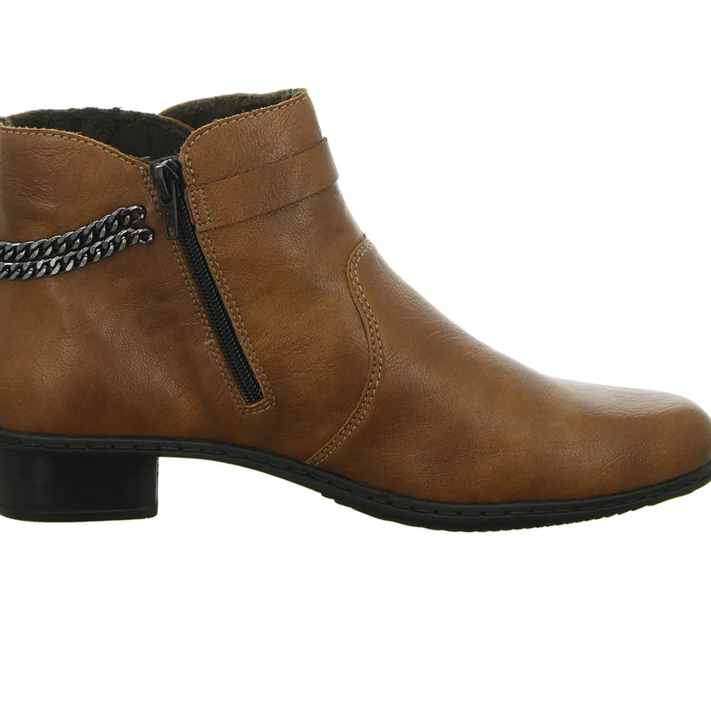 Rieker Schlupf-/Reißverschlußstiefelette Warmfutter ab 35mm Absatz