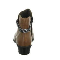 Rieker Schlupf-/Reißverschlußstiefelette Warmfutter ab 35mm Absatz