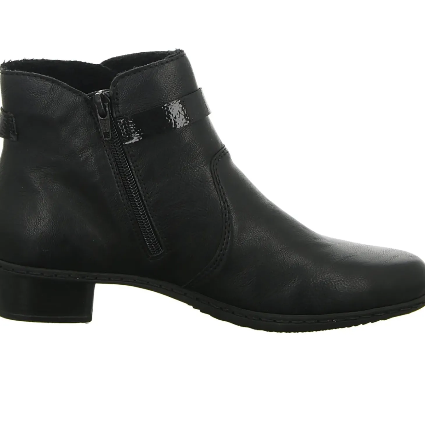 Rieker Schlupf-/Reißverschlußstiefelette Warmfutter ab 35mm Absatz