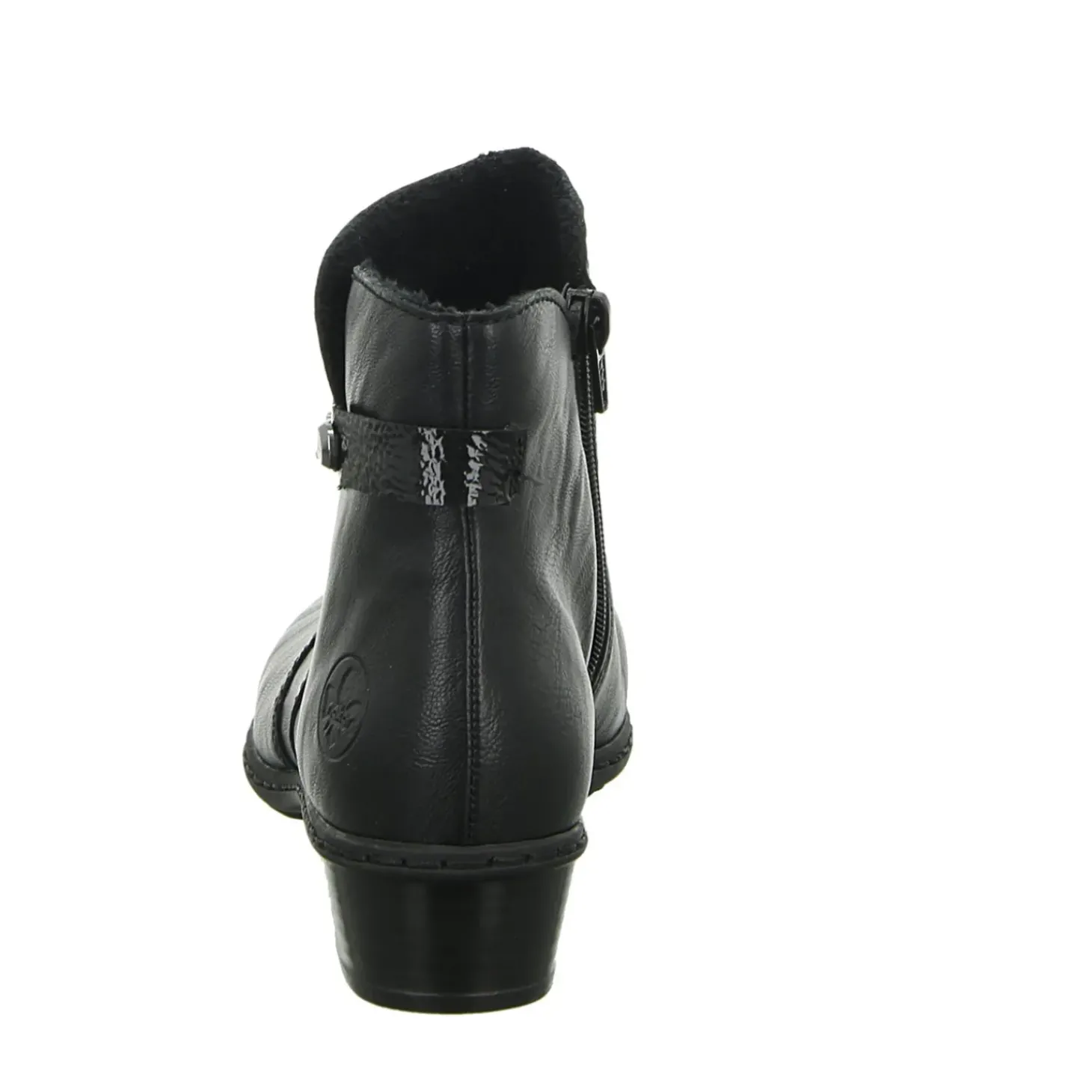 Rieker Schlupf-/Reißverschlußstiefelette Warmfutter ab 35mm Absatz