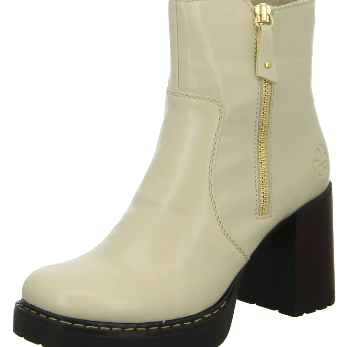 Rieker Schlupf-/Reißverschlußstiefelette Warmfutter ab 35mm Absatz